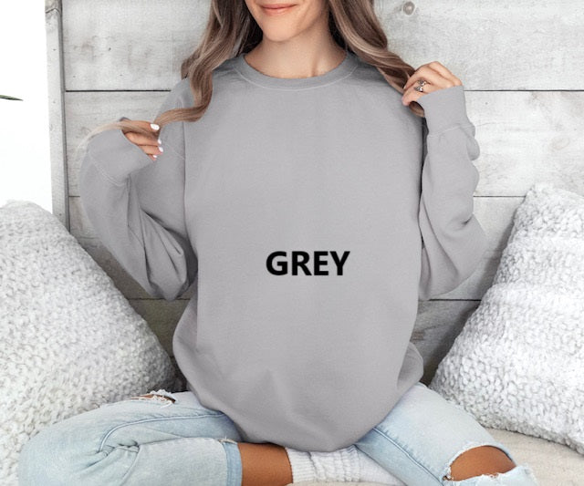 Grey Crewneck Sweatshirt