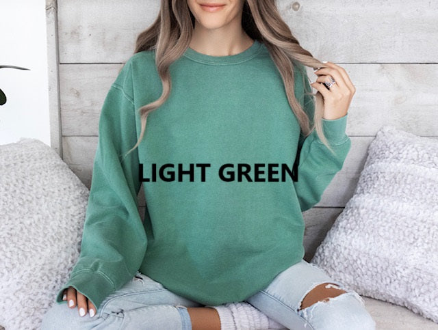 Light Green Crewneck Sweatshirt